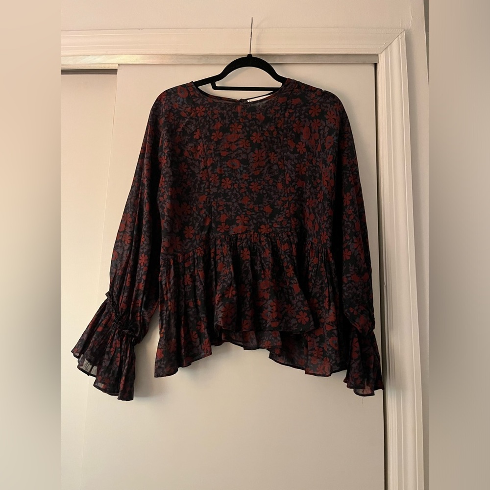 Apiece Apart floral blouse new